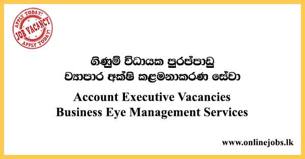 Account Executive Vacancies