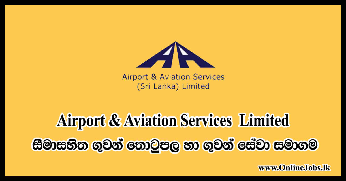 Technician (Diesel Filter) - Airport & Aviation Services (Sri Lanka) Limited