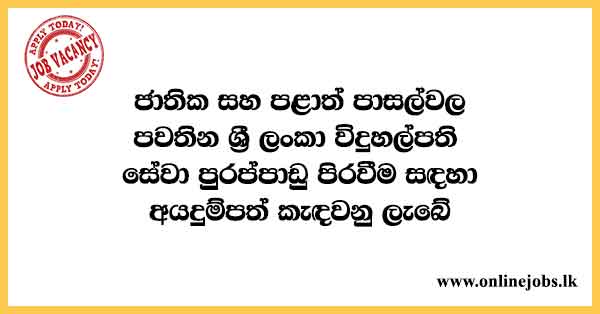 Application for Principal Service Vacancies 2022