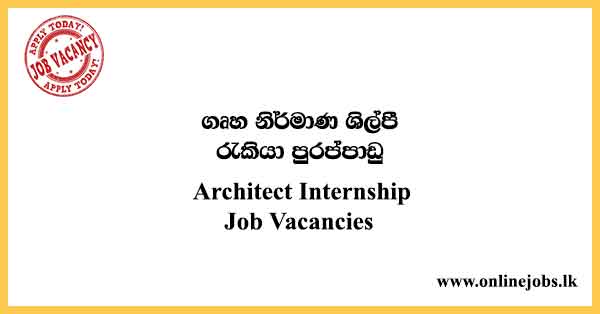 Architect Internship Job Vacancies