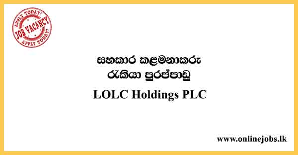 Associate Manager - LOLC Job Vacancies 2024