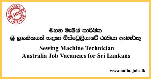 Australia job Vacancies for Sri Lankans