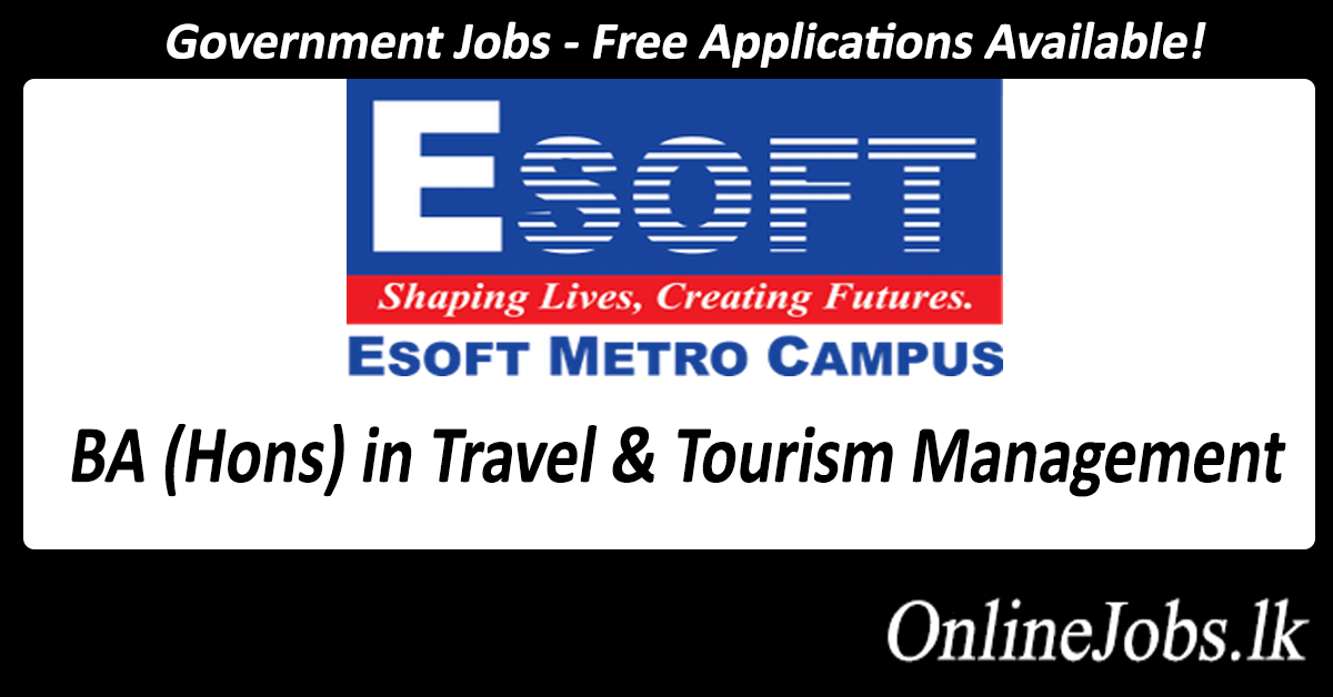 ba tourism and travel management jobs