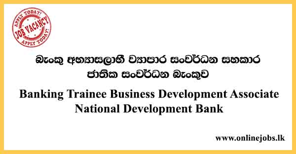 Banking Trainee Business Development Associate