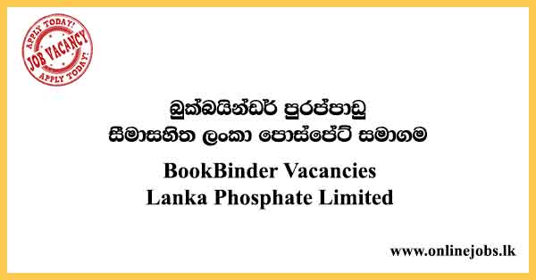 BookBinder Vacancies