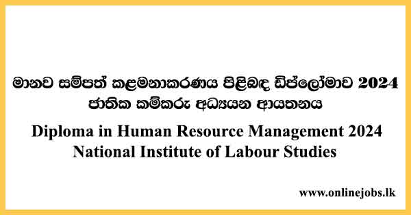Diploma in Human Resource Management (HRM Course) 2024 - National Institute of Labour Studies (NILS)