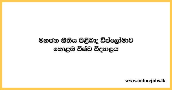 Diploma in Public Law