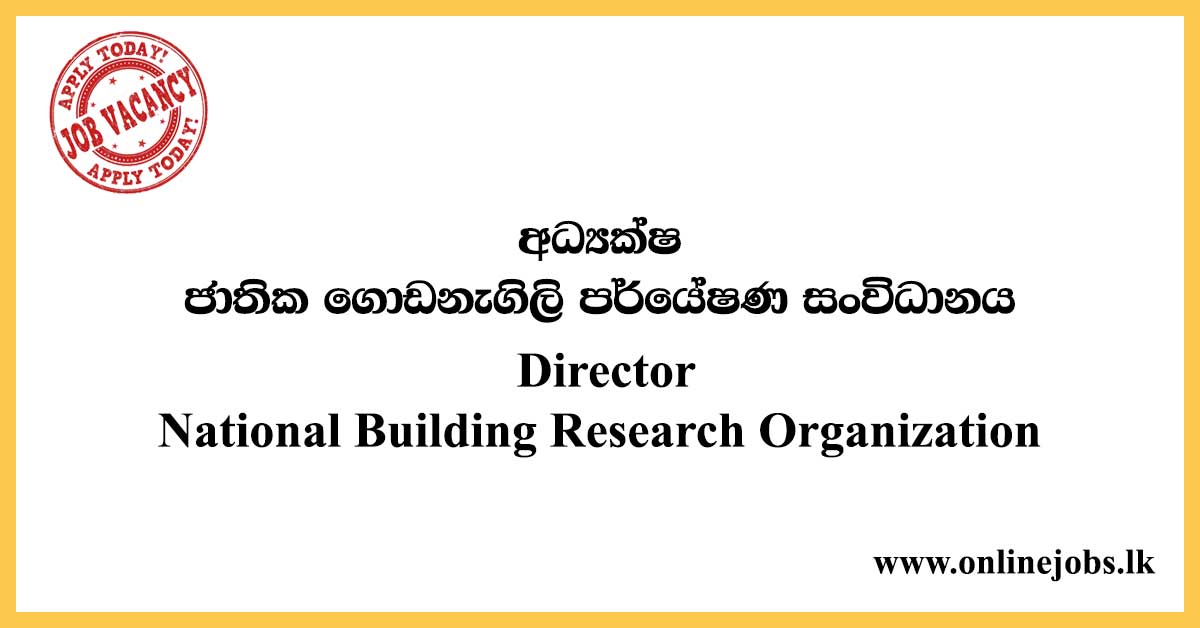 Director - National Building Research Organization