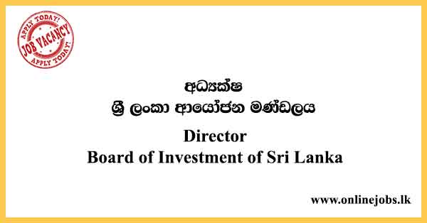 Director Board of Investment of Sri Lanka