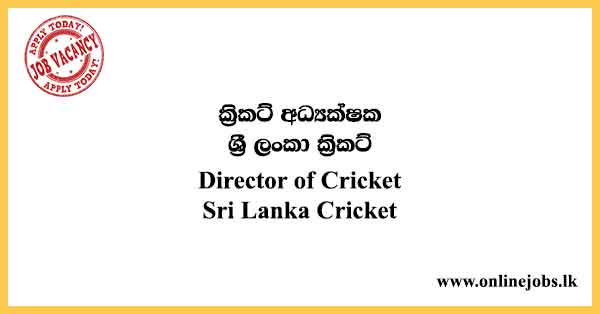 Director of Cricket - Sri Lanka Cricket Job Vacancies 2024