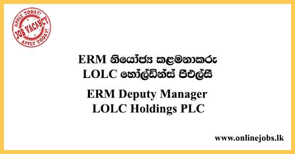 ERM Deputy Manager LOLC Holdings PLC