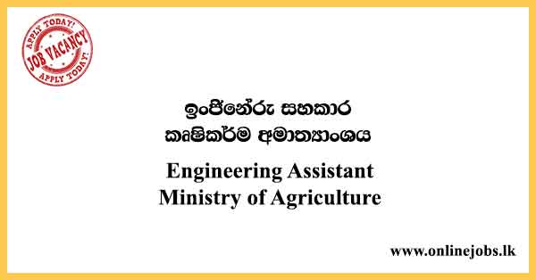 Engineering Assistant - Ministry of Agriculture Vacancies 2024