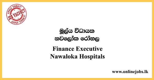 Finance Executive Nawaloka Hospitals