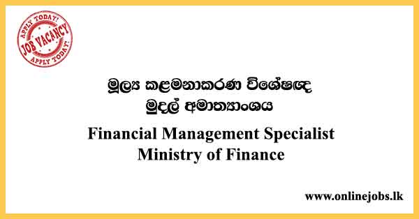 Financial Management Specialist - Ministry of Finance Vacancies 2023