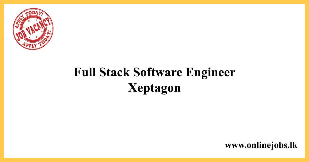 Full Stack Software Engineer Job Role at Xeptagon
