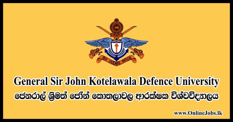 General Sir John Kotelawala Defence University