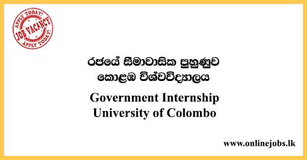 Government Internship University of Colombo
