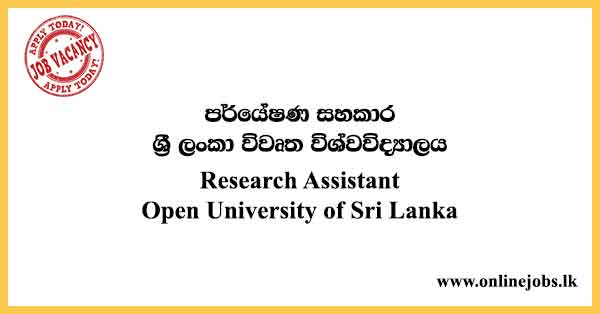 Government Research Assistant - Open University Job Vacancies 2024