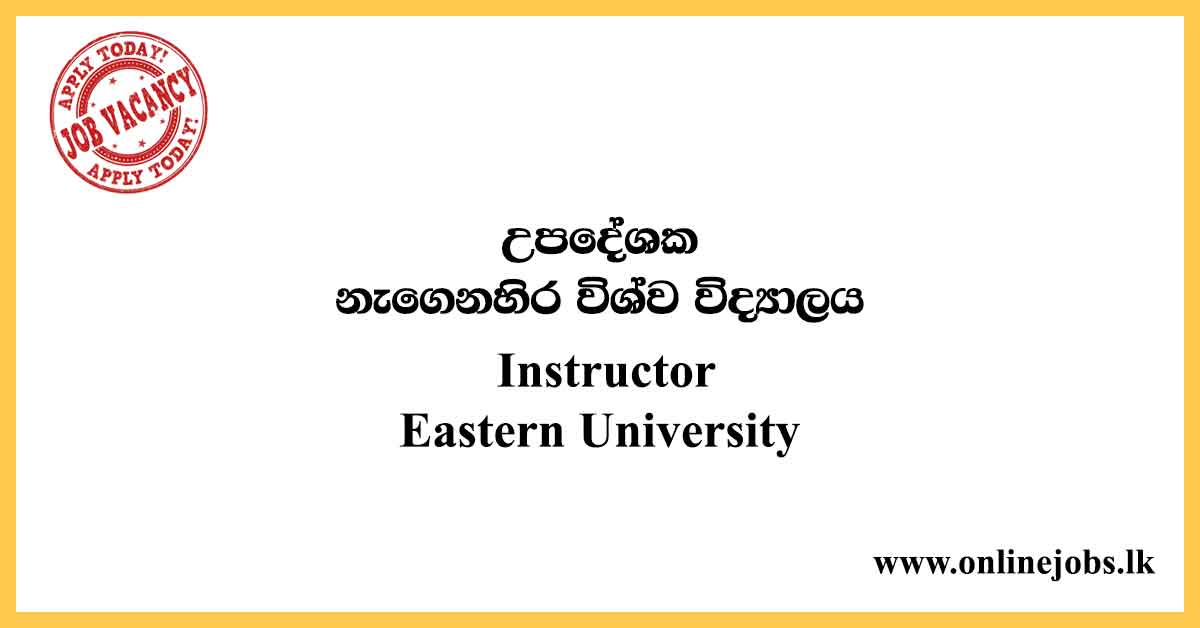 Instructor - Eastern University