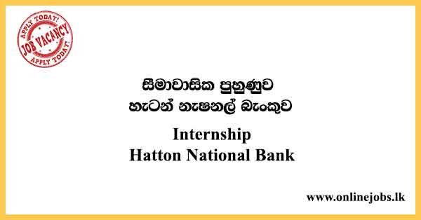Internship-Hatton National Bank