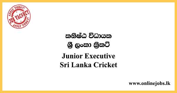 Junior Executive - Sri Lanka Cricket Job Vacancies 2023