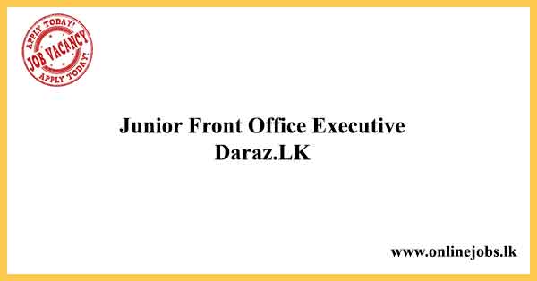 Junior Front Office Executive - Daraz Vacancies 2021