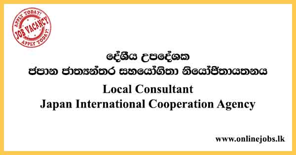 Local Consultant - Japan International Cooperation Agency Job Vacancies 2024