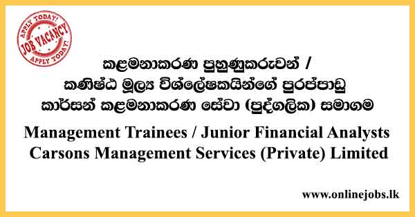 Management Trainees