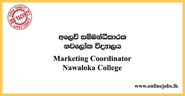 Marketing Coordinator Nawaloka College
