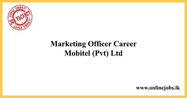 Marketing Officer Career