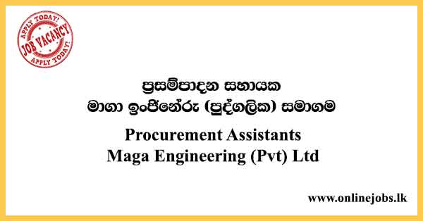 Procurement Assistants Maga Engineering
