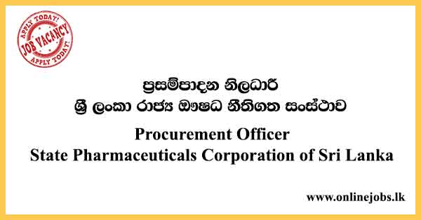 Procurement Officer - State Pharmaceuticals Corporation Vacancies 2024
