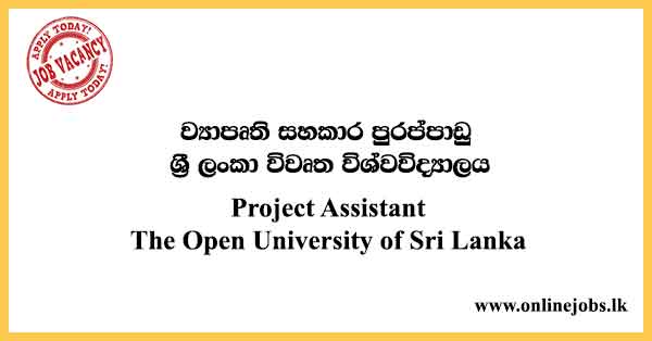 Project Assistant - The Open University Vacancies 2021