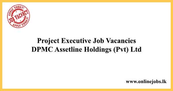 Project Executive Job Vacancies 2024 - DPMC Assetline Holdings (Pvt) Ltd