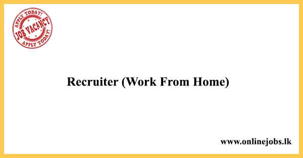 Recruiter (Work From Home)