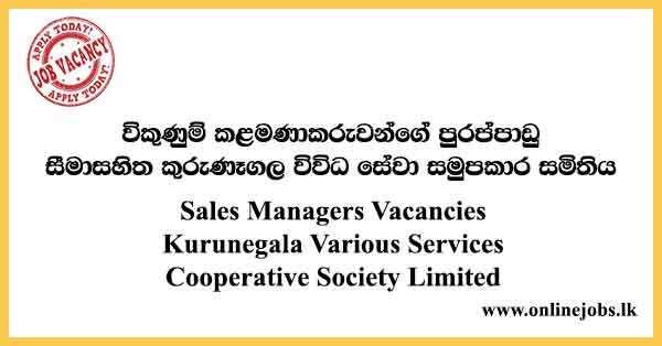 Sales Managers Vacancies
