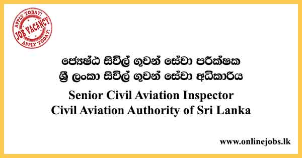 Senior Civil Aviation Inspector - Civil Aviation Authority Job Vacancies 2023
