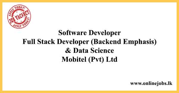 Software Developer - Full Stack Developer (Backend Emphasis) & Data Science
