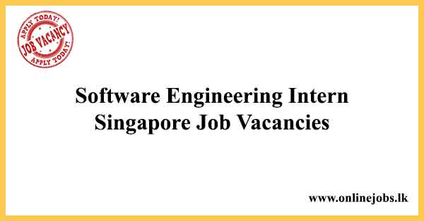 Software Engineering Intern - Singapore Job Vacancies in 2024