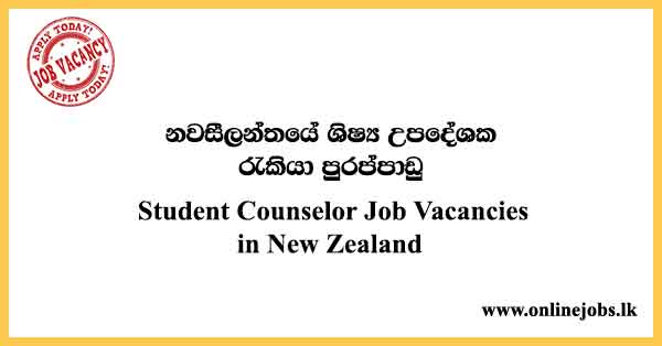Student Counselor Job Vacancies in New Zealand