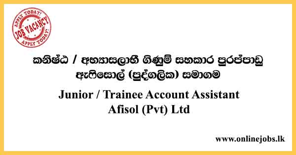 Trainee Account Assistant