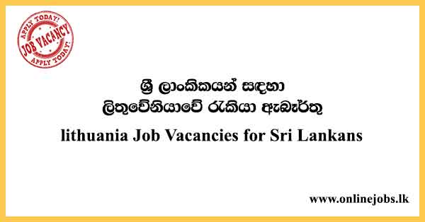 lithuania Job Vacancies 2024